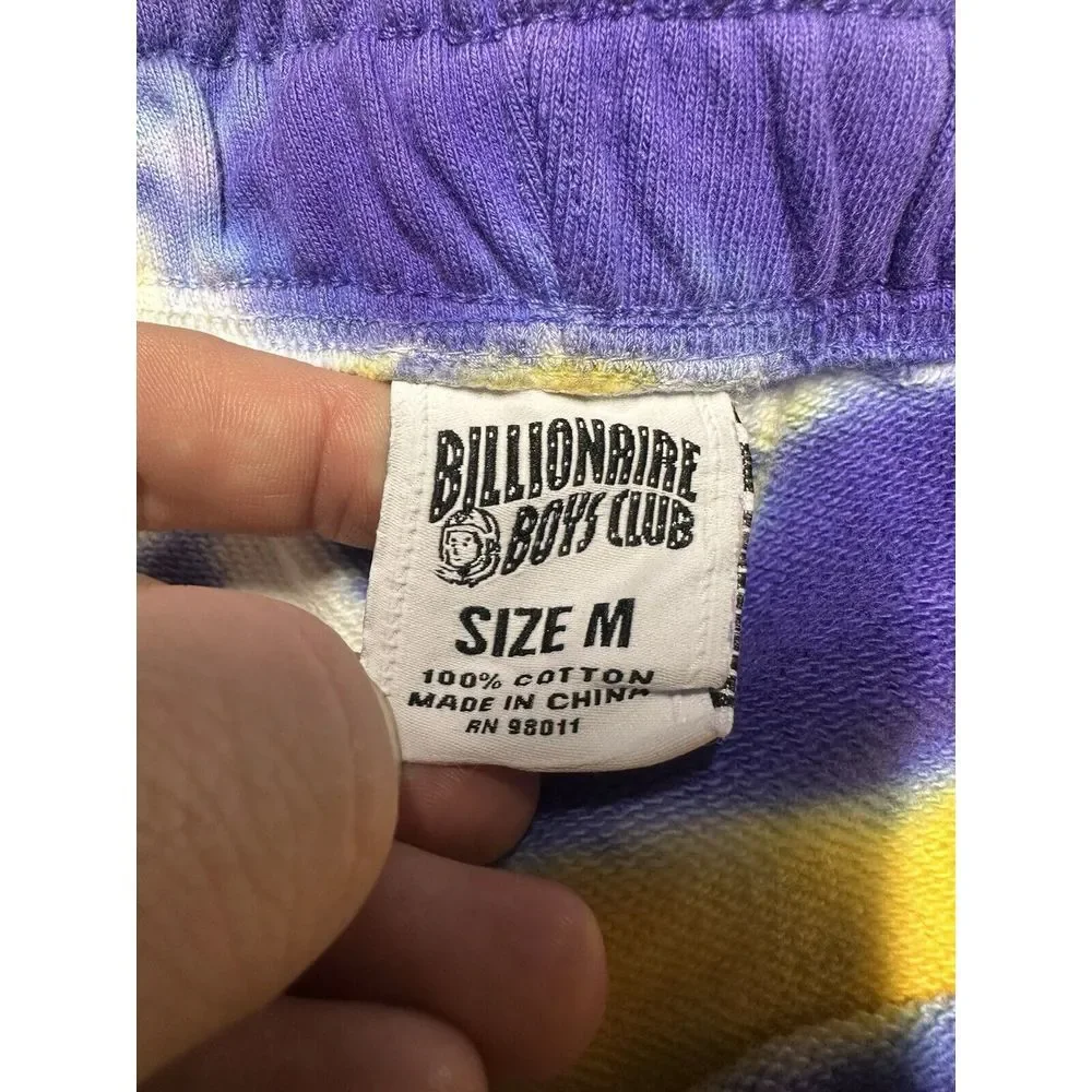 Billionaire Boys Club BB Illuminate Short Men M White Colorful Tie Dye Wash NWOT